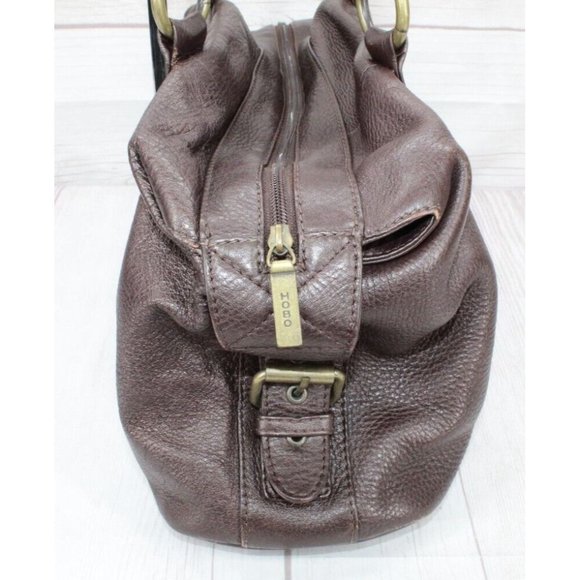 Hobo International Brown Pebbled Leather Purse Hobo Shoulder Bag - Picture 5 of 9